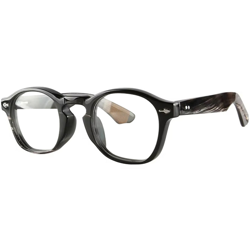 Buffalo Horn Square Glasses NJ1246