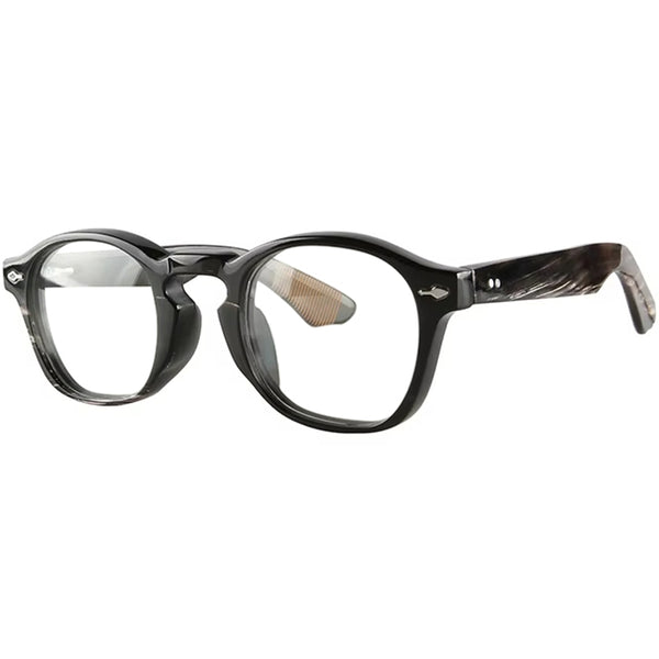 Buffalo Horn Square Glasses NJ1246
