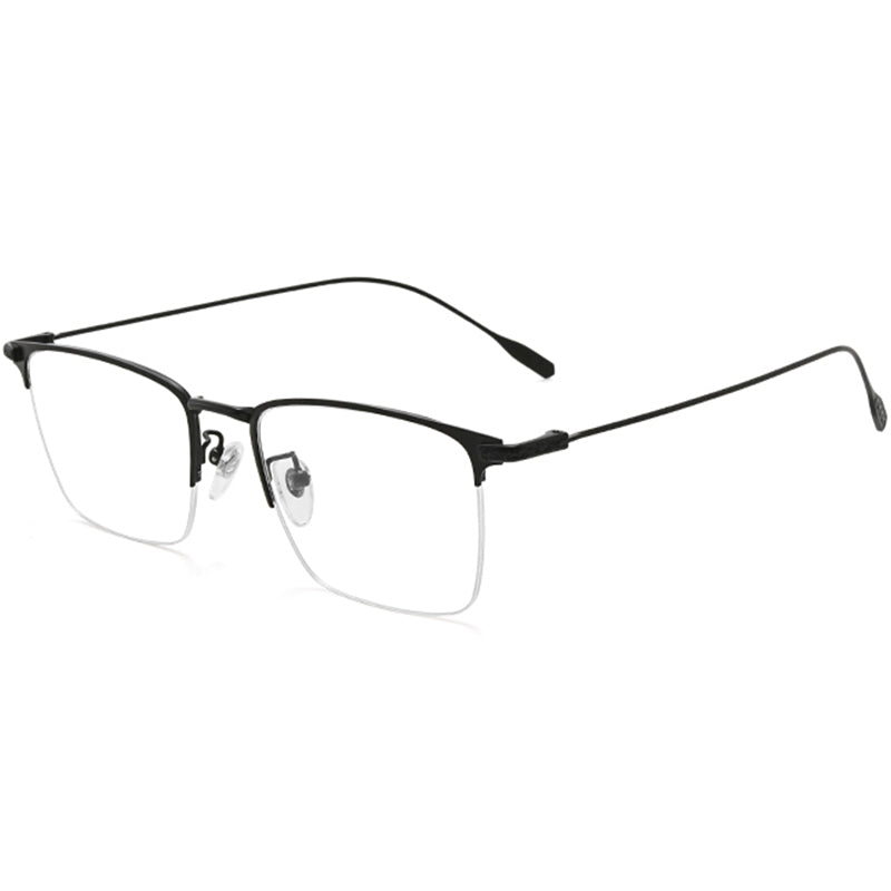 Square Glasses EF1050 - Wide Frames for Men with Larger Heads