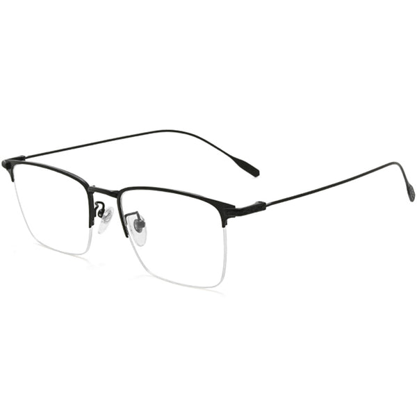 Square Glasses EF1050 - Wide Frames for Men with Larger Heads