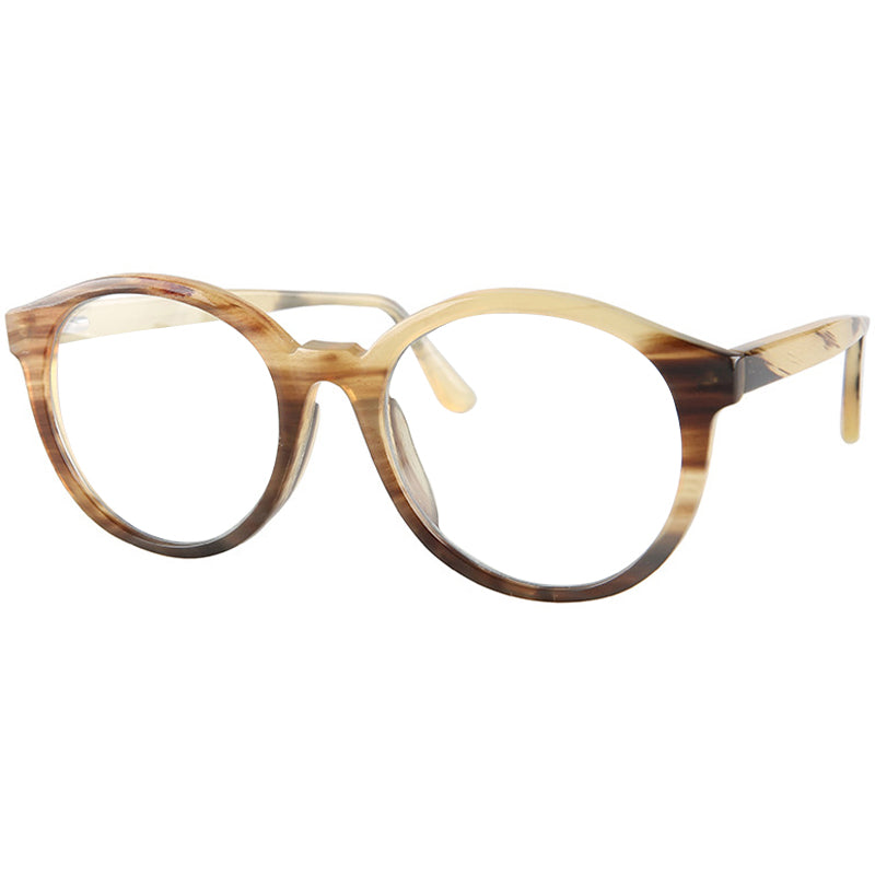 Buffalo Horn Round Glasses NJ1059