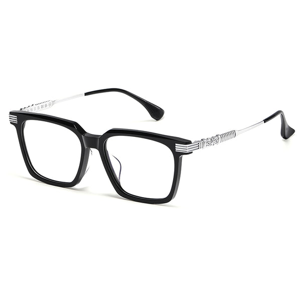 Square Glasses A3921 - Wide Frames for Men with Larger Heads
