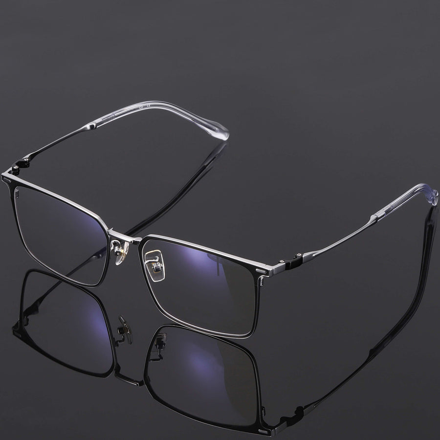 Rectangle Glasses EF1060 - Wide Frames For Men With Larger Heads