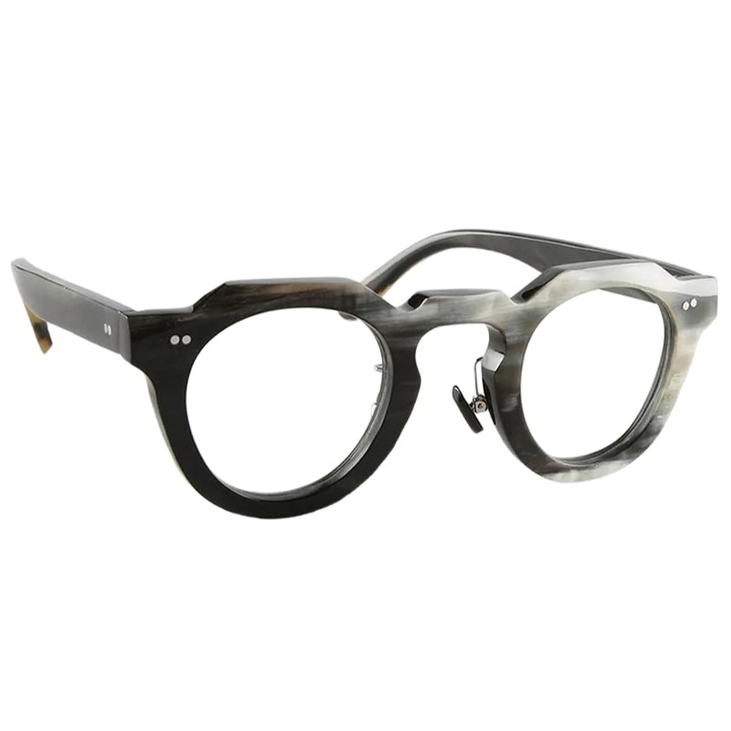 Buffalo Horn Round Glasses NJ1026