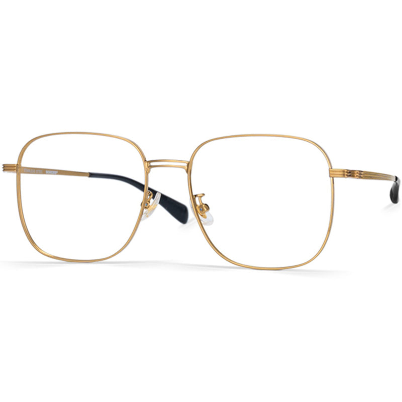 Square Glasses EF1004 - Wide Frames for Men with Larger Heads