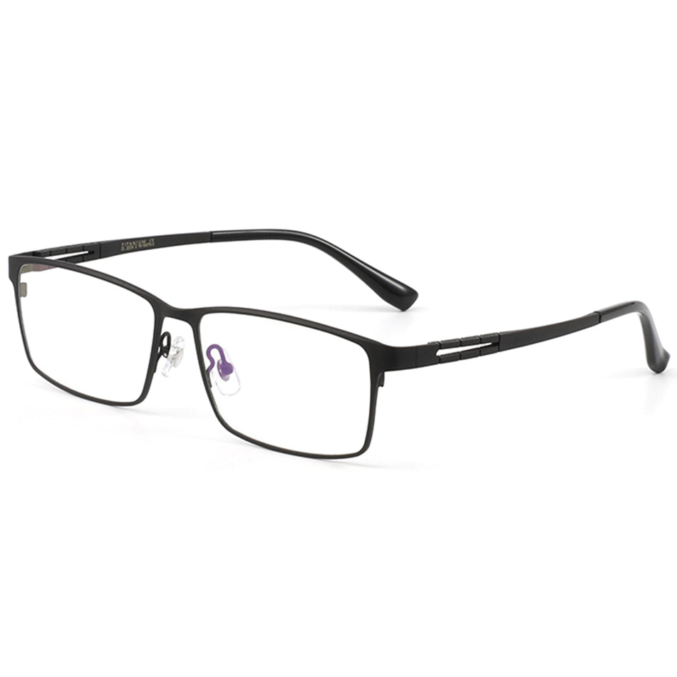 Rectangle Glasses A3922 - Wide Frames for Men with Larger Heads
