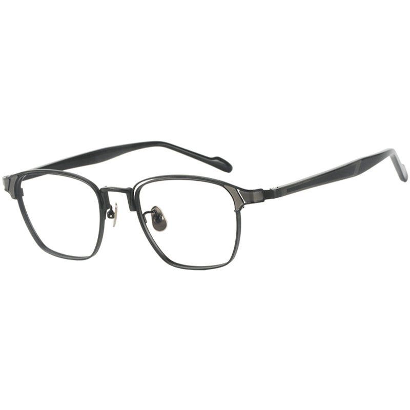 Square Glasses EF1047 - Wide Frames for Men with Larger Heads