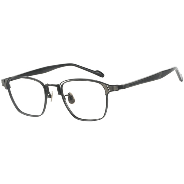 Square Glasses EF1047 - Wide Frames for Men with Larger Heads
