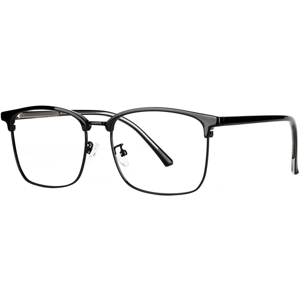 Square Glasses EF1108 - Wide Frames for Men with Larger Heads
