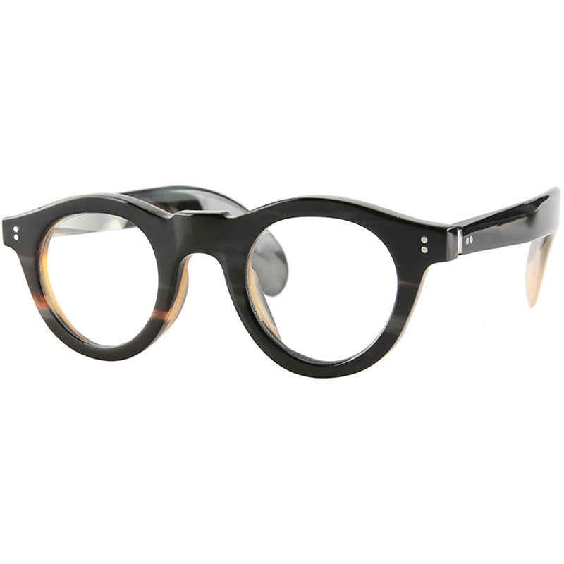 Buffalo Horn Round Glasses NJ1086