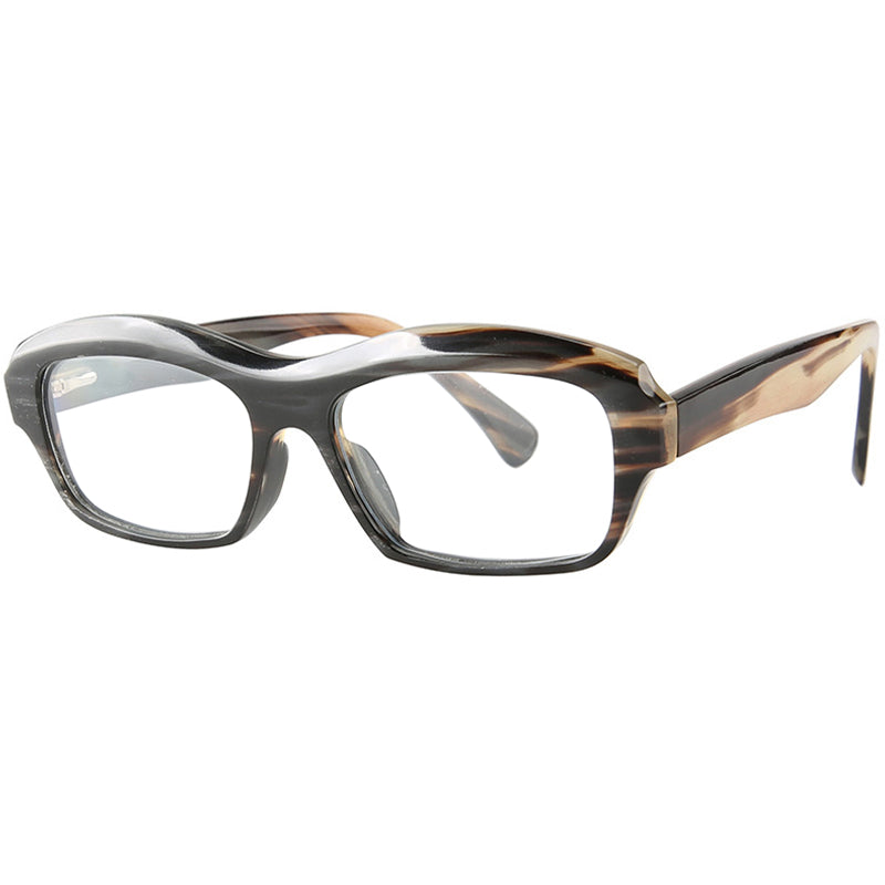 Buffalo Horn Rectangle Glasses NJ1095