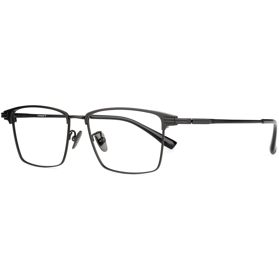 Rectangle Glasses EF1112 - Wide Frames for Men with Larger Heads