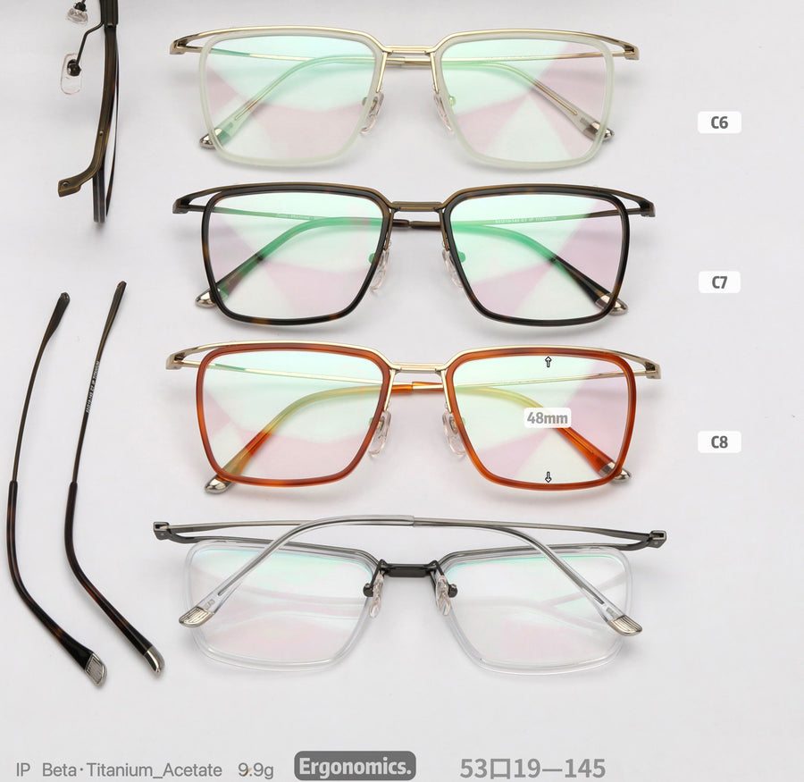 Rectangle Glasses MW1307