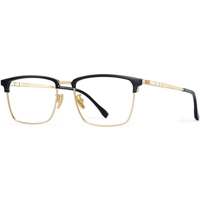 Browline Glasses EF1058 - Wide Frames For Men With Larger Heads