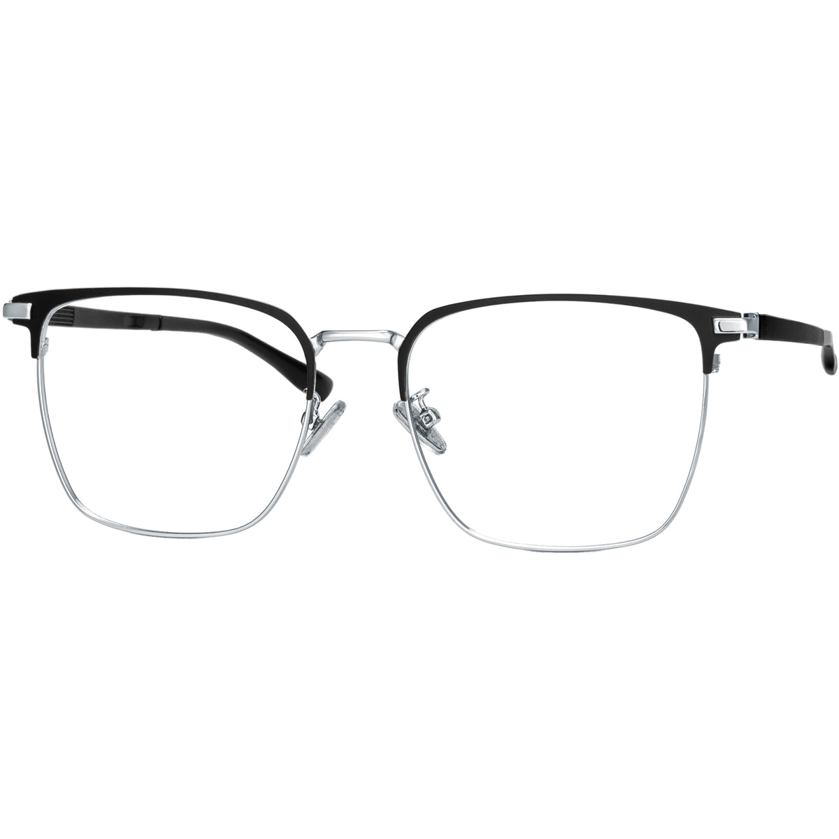 Square Glasses A1042 - Wide Frames for Men with Larger Heads