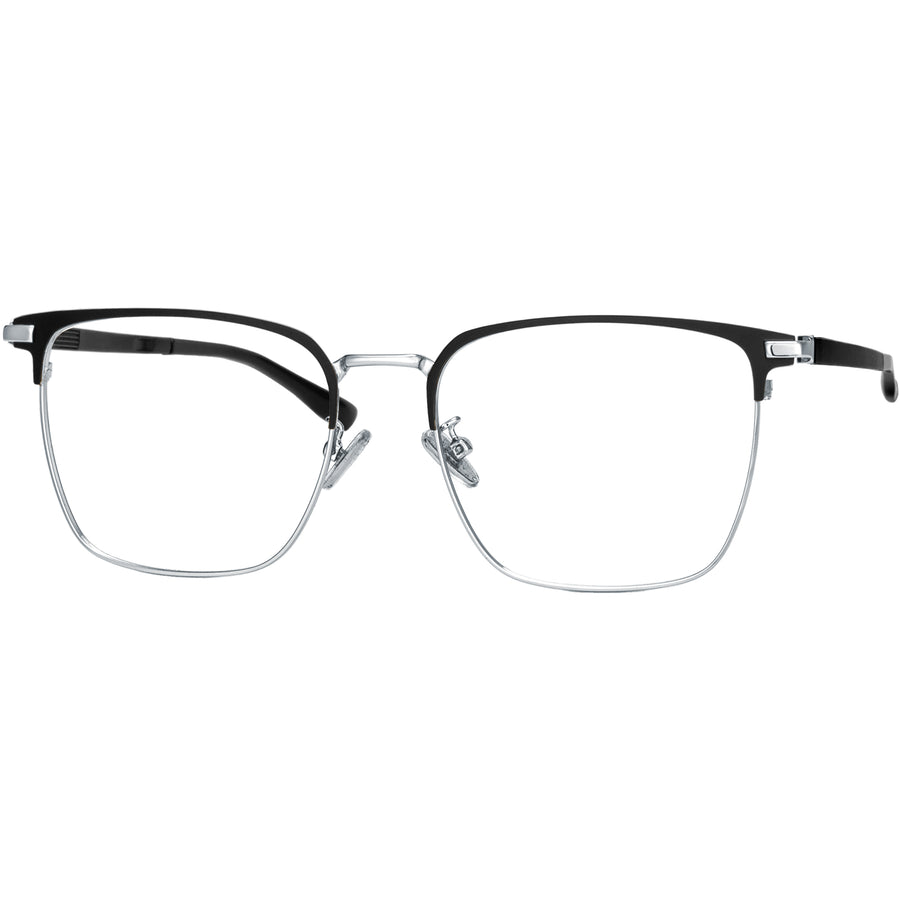 Square Glasses A1042 - Wide Frames for Men with Larger Heads