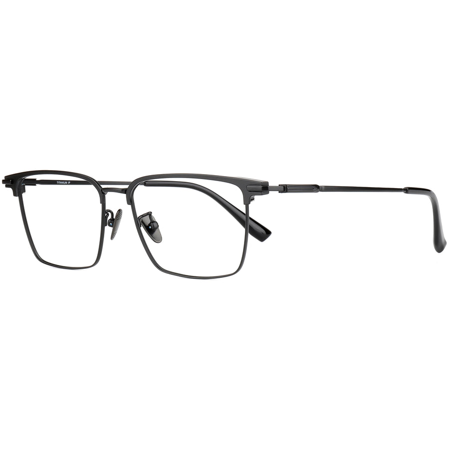 Square Glasses EF1115 - Wide Frames for Men with Larger Heads