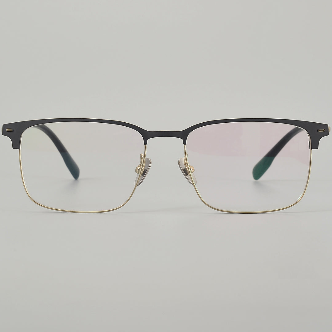 Square Glasses EF1121 - Wide Frames for Men with Larger Heads