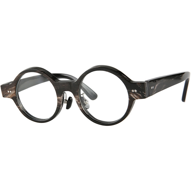 Buffalo Horn Round Glasses NJ1251