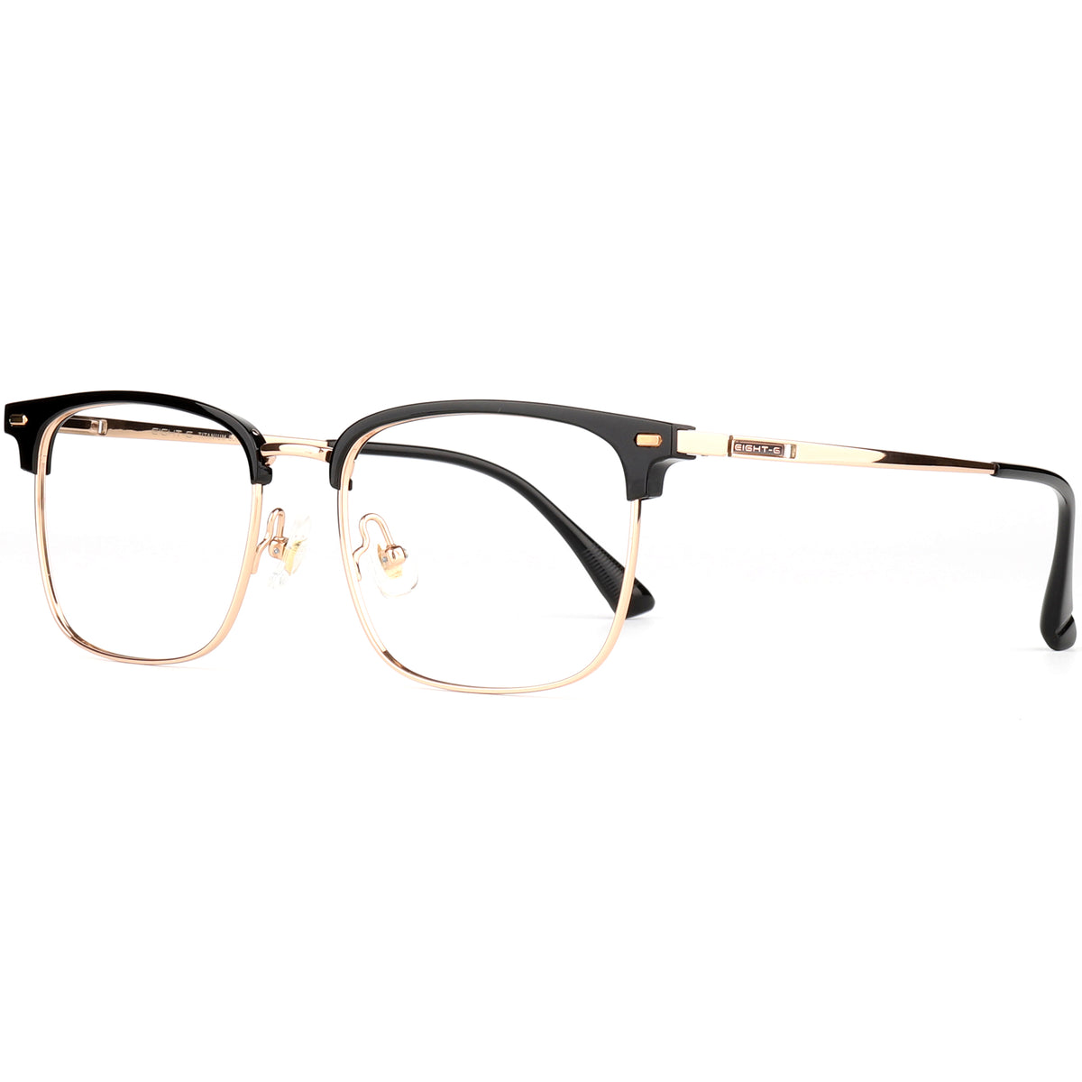 Browline Glasses EF1157 - Wide Frames for Men with Larger Heads