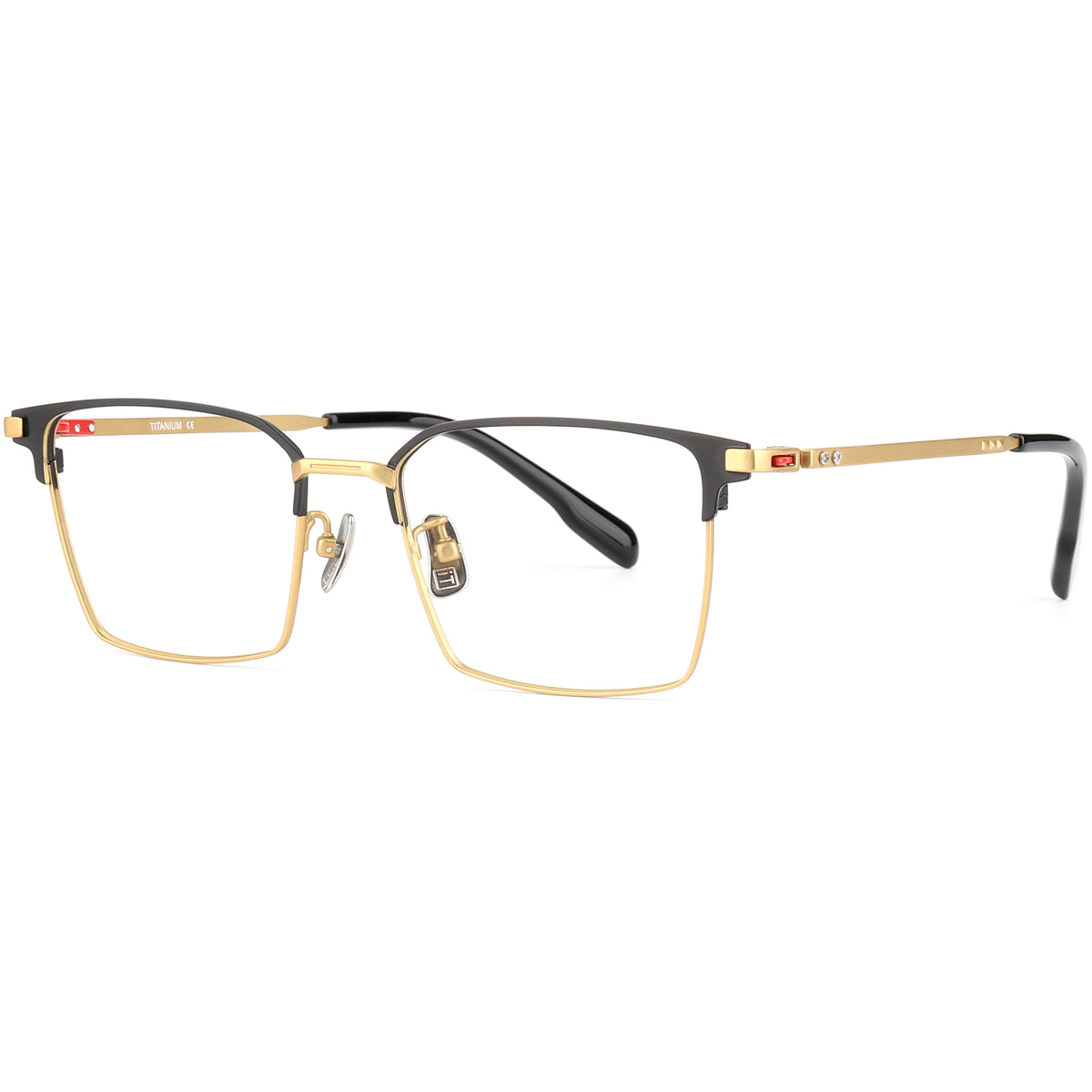Square Glasses EF1181 - Wide Frames For Men With Larger Heads