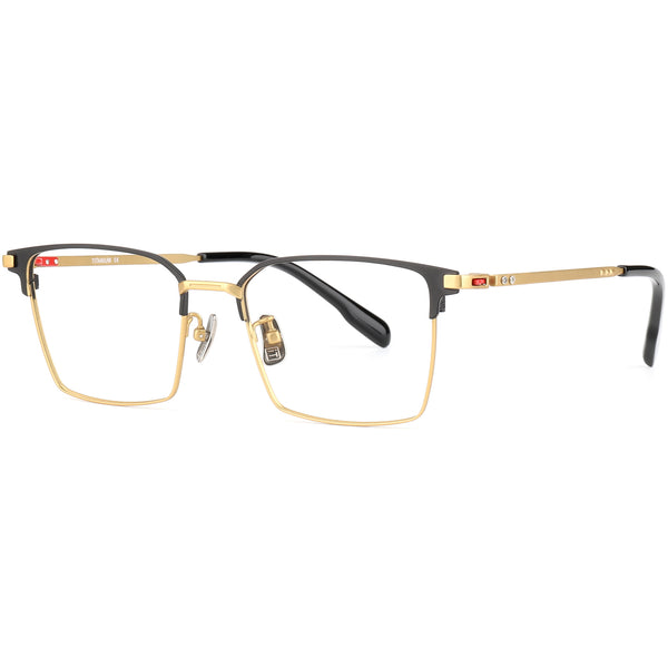 Square Glasses EF1181 - Wide Frames For Men With Larger Heads