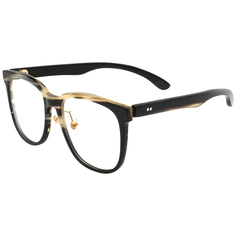 Buffalo Horn Square Glasses NJ1005