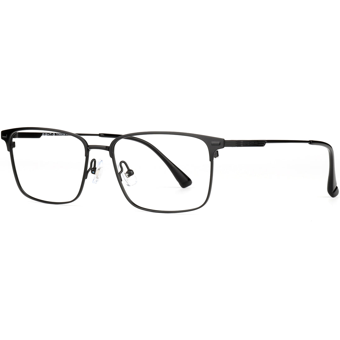 Rectangle Glasses EF1156 - Wide Frames for Men with Larger Heads