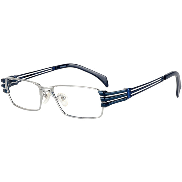 Rectangle Glasses EF1025 - Wide Frames for Men with Larger Heads