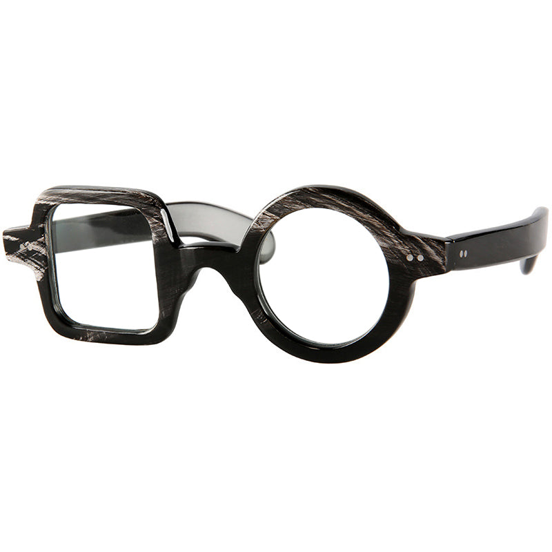 Buffalo Horn Geometric Glasses NJ1147