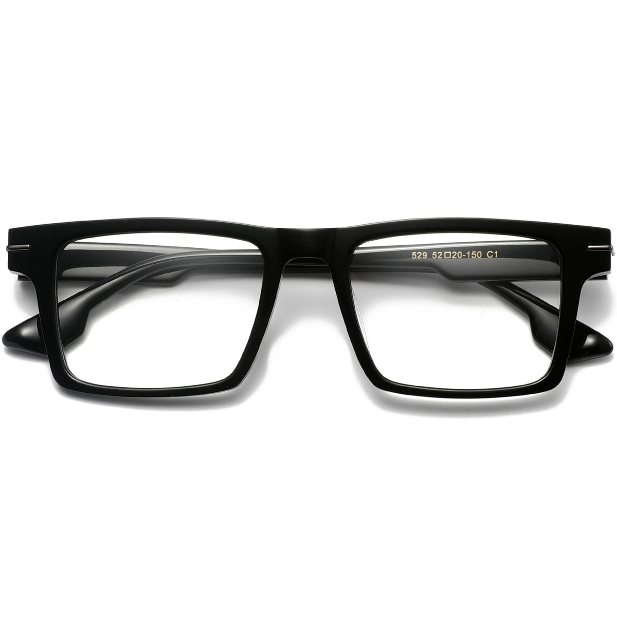 Rectangle Glasses EF1107 - Wide Frames for Men with Larger Heads