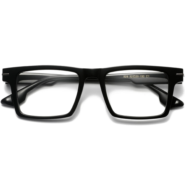 Rectangle Glasses EF1107 - Wide Frames for Men with Larger Heads