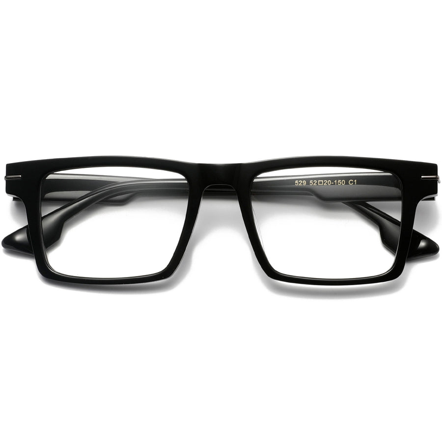 Rectangle Glasses EF1107 - Wide Frames for Men with Larger Heads