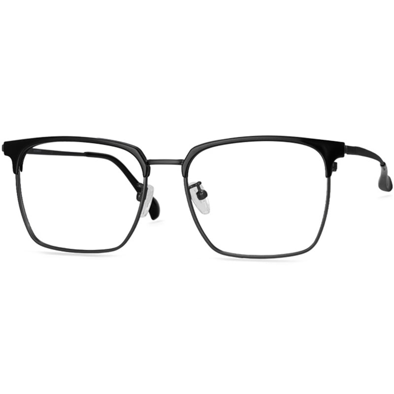 Browline Glasses EF1011 - Wide Frames for Men with Larger Heads