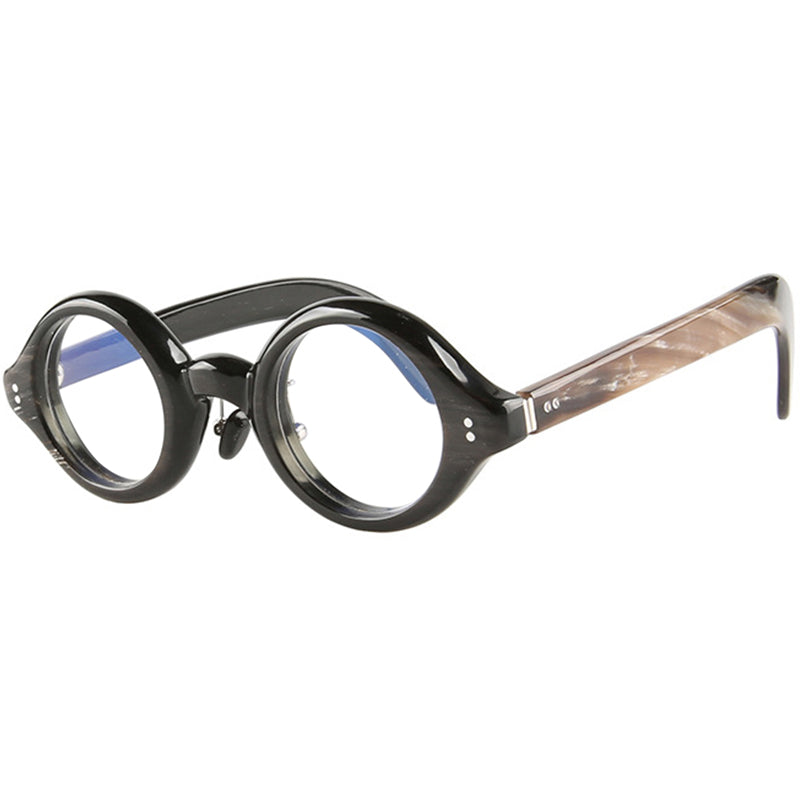 Buffalo Horn Round Glasses NJ1075