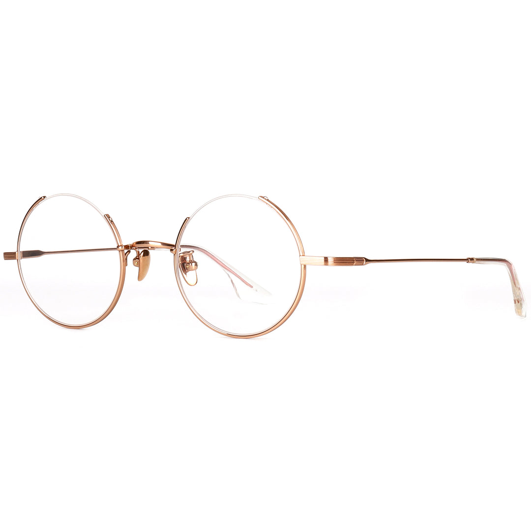 Round Glasses RV1002 - Wide Frames for Men with Larger Heads