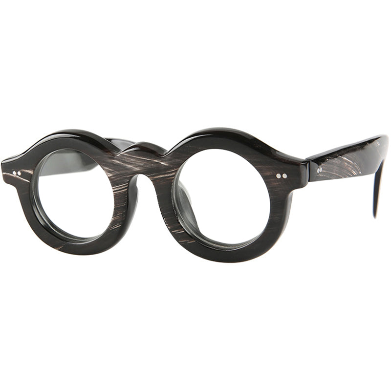 Buffalo Horn Round Glasses NJ1244