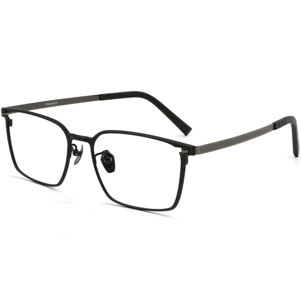 Rectangle Glasses EF1052 - Wide Frames For Men With Larger Heads