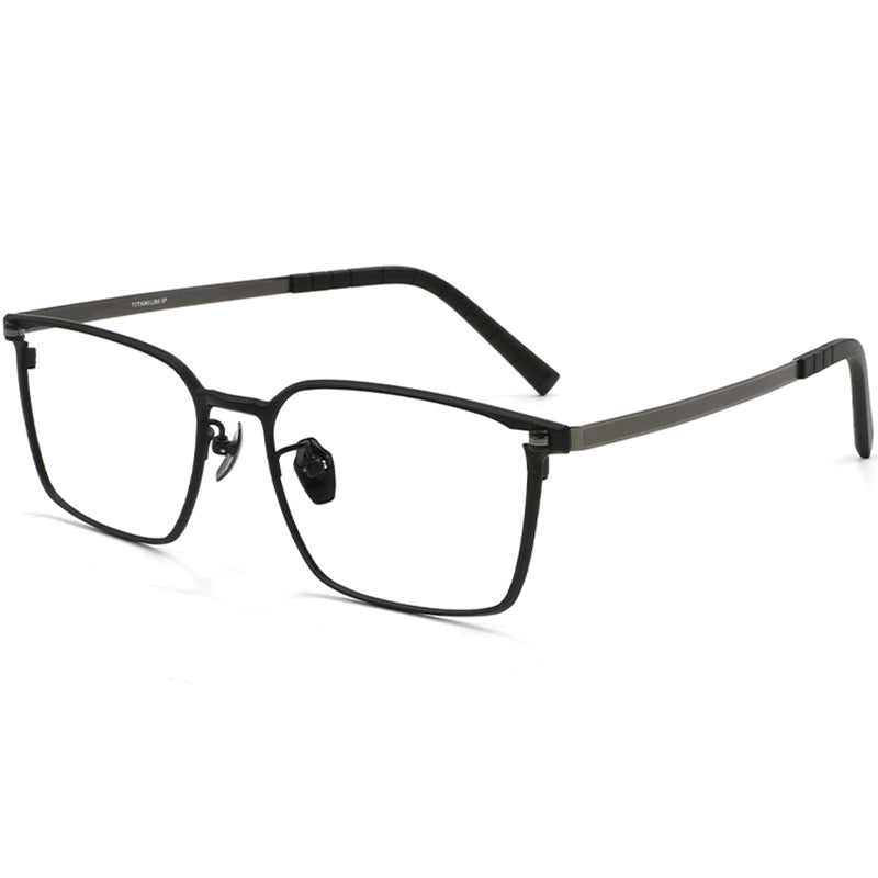 Rectangle Glasses EF1052 - Wide Frames For Men With Larger Heads