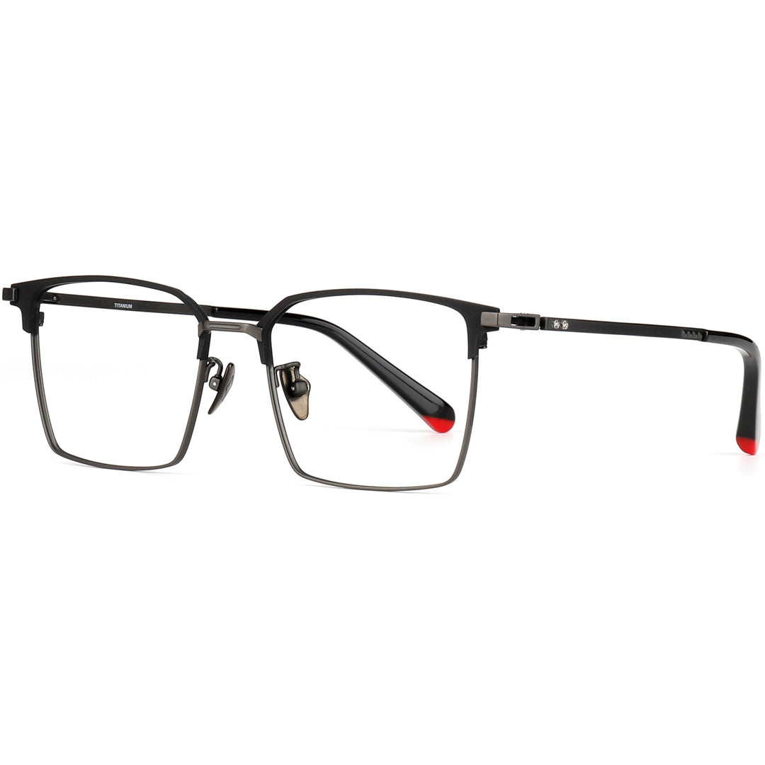 Square Glasses EF1161 - Wide Frames For Men With Larger Heads