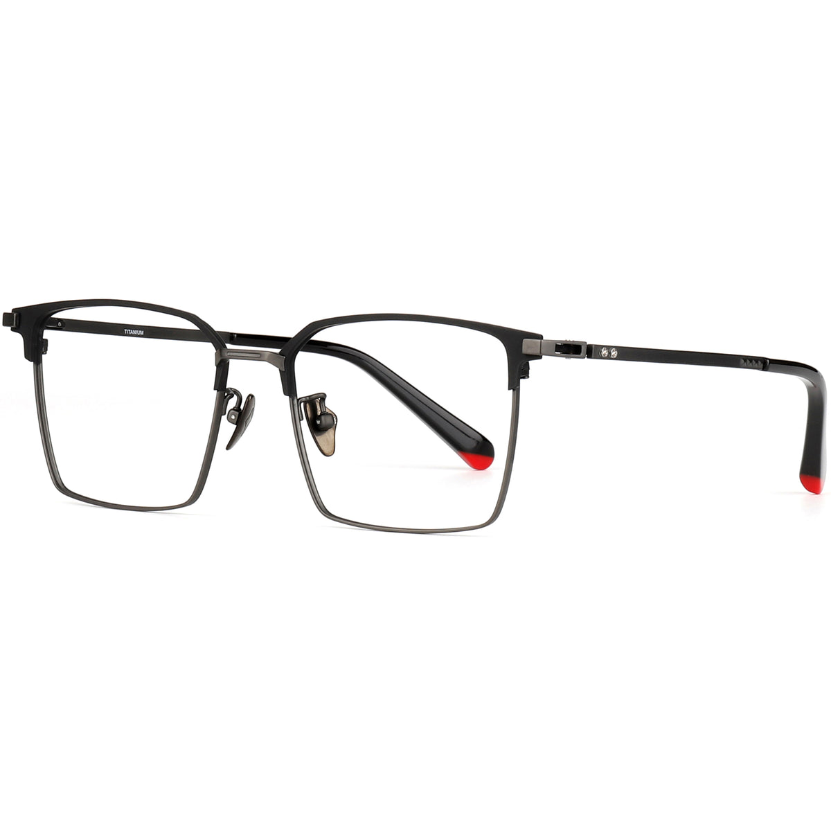 Square Glasses EF1161 - Wide Frames For Men With Larger Heads