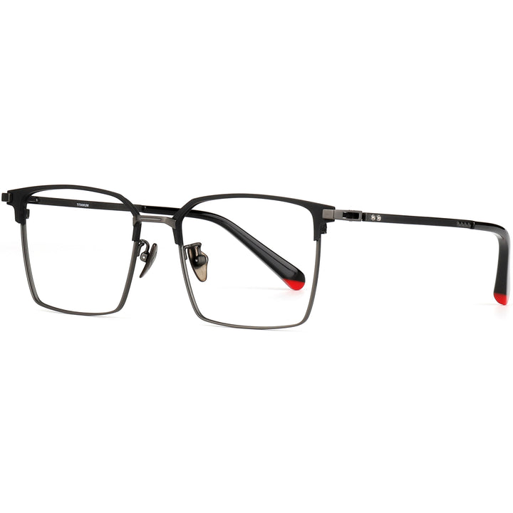 Square Glasses EF1161 - Wide Frames For Men With Larger Heads