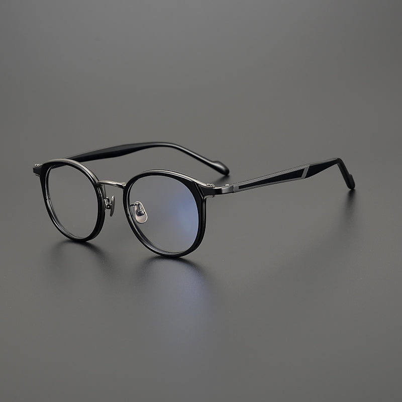 Round Glasses TG1046 - Wide Frames for Men with Larger Heads