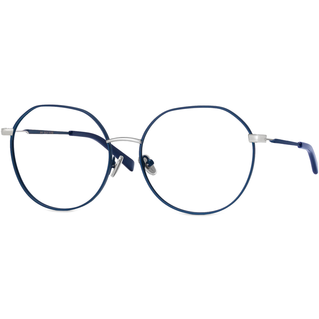 Round Glasses A3878 - Wide Frames for Men with Larger Heads