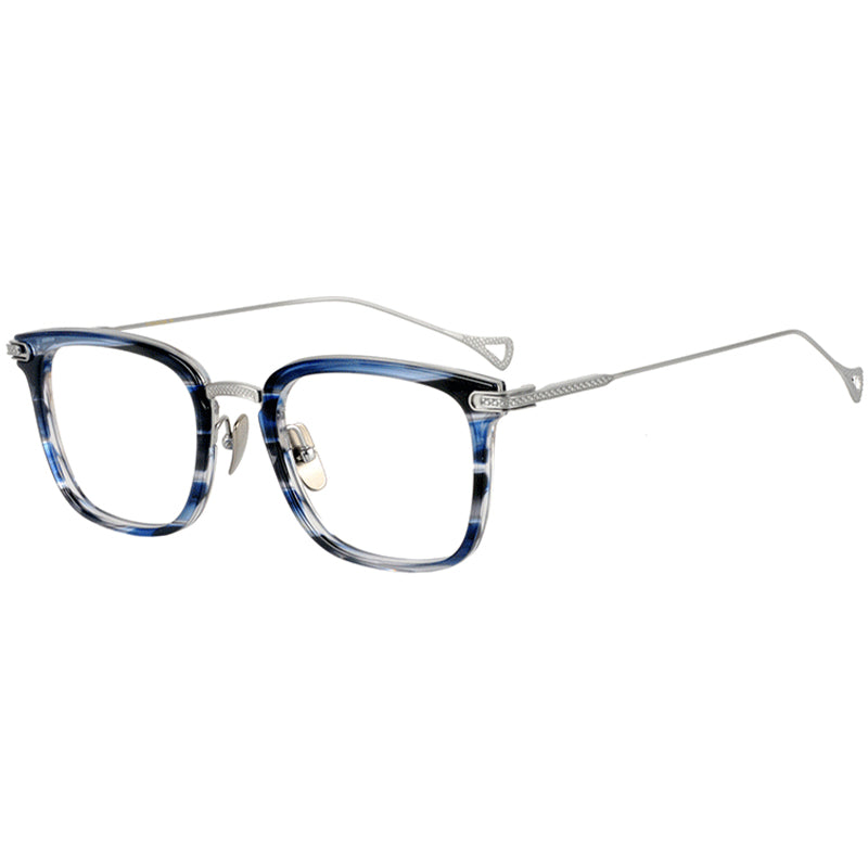 Square Glasses EF1027 - Wide Frames for Men with Larger Heads