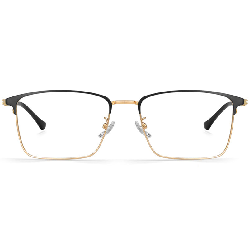 Rectangle Glasses EF1007 - Wide Frames for Men with Larger Heads