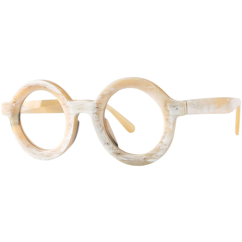 Buffalo Horn Round Glasses NJ1091