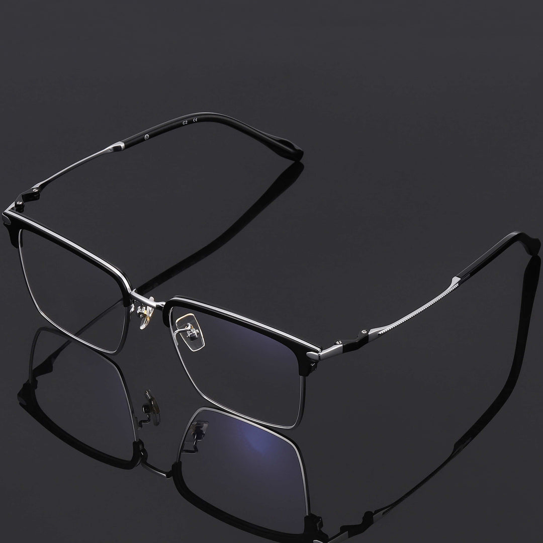 Browline Glasses EF1065 - Wide Frames For Men With Larger Heads
