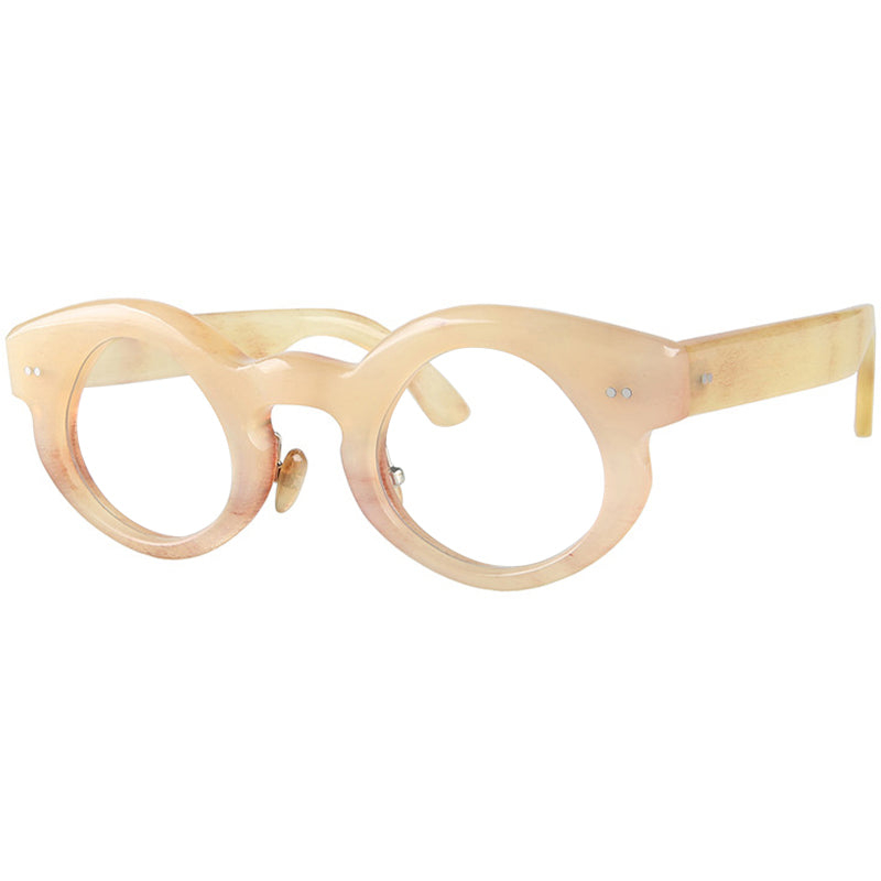 Buffalo Horn Round Glasses NJ1074
