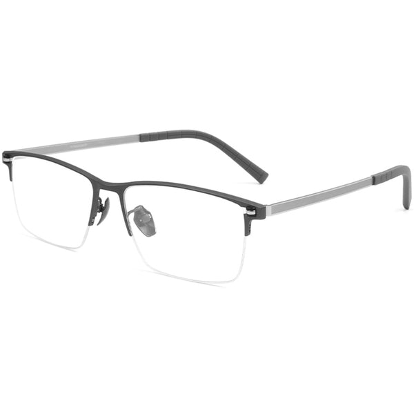Rectangle Glasses EF1053 - Wide Frames For Men With Larger Heads